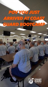 POV you just arrived at Coast Guard Boot Camp 🫡 This is where the journey begins. This is where the transformation happens. This is where you leave a member of the United States Coast Guard. Make your impact. Go Coast Guard: gocoastguard.com 🎥 U.S. Coast Guard Training Center Cape May #thursdaythoughts #basictraining #capemay #uscg #makeanimpact | Go Coast Guard