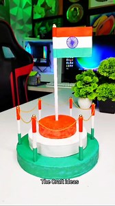 How to make flag with paper se tiranga Kaise banaen Diy flag making with paper craft #flag #craft | The Craft ideas