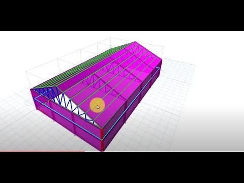Warehouse Steel Structure Design Tutorial using ETABS 18