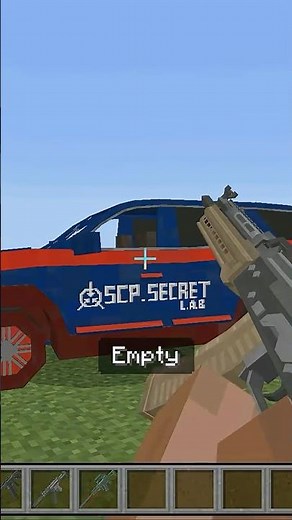 SCP Secret Lab addon in Minecraft PE - NEW GUNS ADDON MCPE