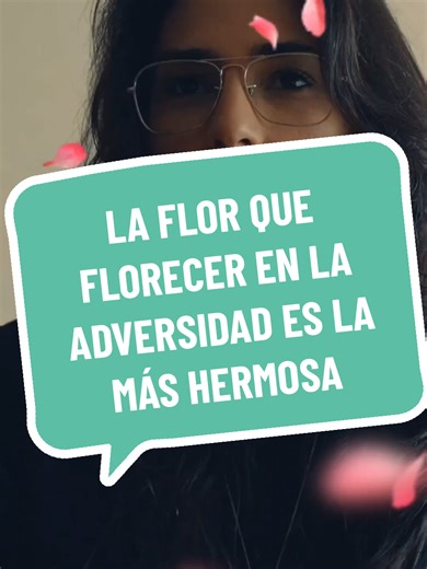La belleza de florecer en la adversidad