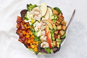 Fall Cobb Salad With Cider Dressing (Paleo-Friendly!)
