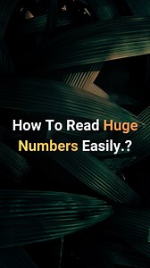 5.3K views · 614 reactions | How To Read Huge Numbers Easily....? How big can your dreams be? Here’s an easy way to understand HUGE numbers — from Thousand to Quintillion! Now tell me…  Which number do YOU want to achieve in life?  Comment your number below  And share this video with your partner to ask which number THEY want to achieve in life! --- #LearnSomethingNew #MotivationDaily #BigDreamsAhead #USAEducation #SuccessMindset | Loveing Boy Akash | Facebook