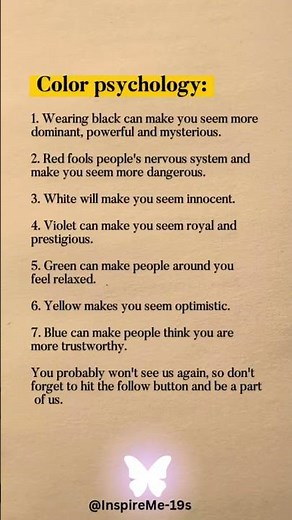 The Secret Meaning of Colors#ColorPsychology #MindsetColors #PsychologyFacts #PersonalityTest