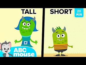 Let's Learn Opposites! | Silly Monster Song + More ABCmouse Videos for Kids 🎵🧠 | 20-Min Compilation