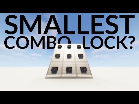 I think I made the smallest combo lock.