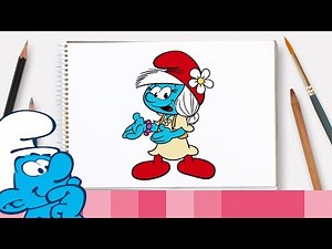 Πώς να ζωγραφίσετε τη Στρουμφο-Ιτιά • Τα Στρουμφάκια