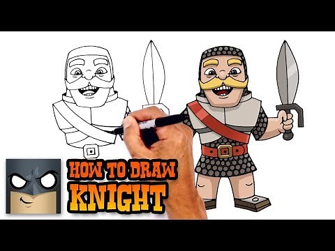 How to Draw Clash Royale | Knight