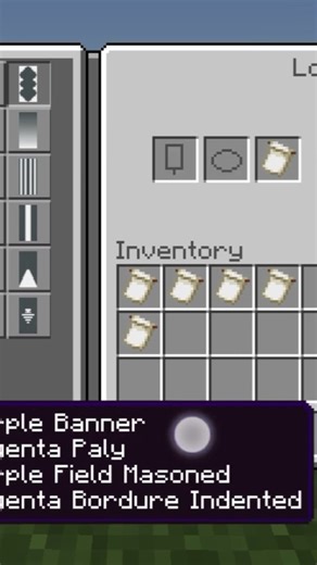 minecraft how to make a neder portal banner #minecraft #shorts