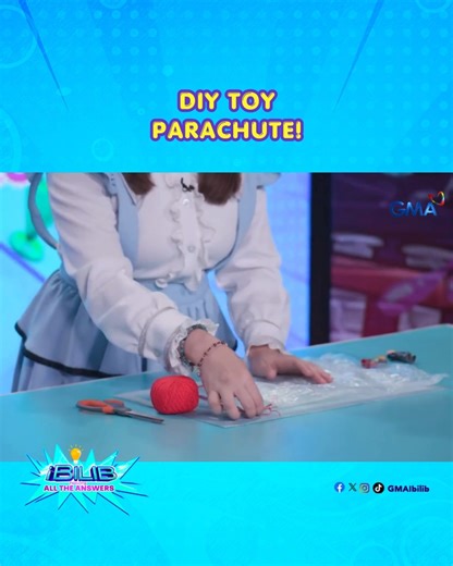 8.1K views · 34 reactions | #iBilib #Highlights: READY TO FLY? 朗 Tuturuan tayo ni Ate Shaira kung paano gumawa ng DIY toy parachute! 廒 Check out gmanetwork.com/ibilib for more exclusive content! #BeJuanTama ✅ | GMA Network | Facebook