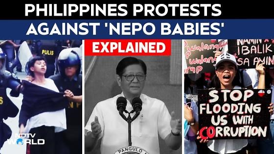 Philippines Protest | Philippine Anti-Corruption Protest Clashes: Fury Over 'Nepo Babies'