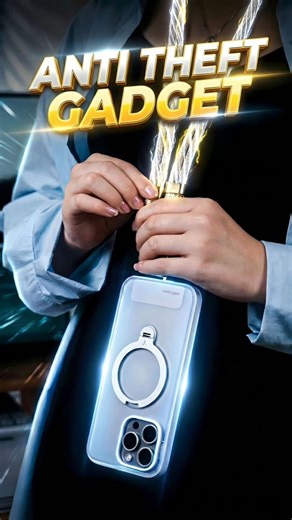 Anti Theft Gadget ⚡ #shorts #smartphone #antitheft #gadgets #tech