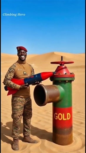 Ibrahim Traoré’s Golden Pipe Prank! Trump Was NOT Ready for the Surprise 😂 #funnyshorts #trump