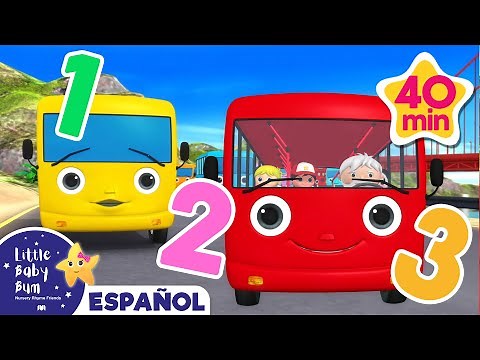 Aprende a contar los autobuses |🚌 Caricaturas de autobuses 🚌| Canciones infantiles | LBB Español