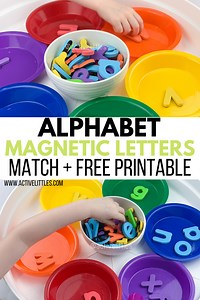 Easy Alphabet Sorting Learning Activity   Free Printable - Active Littles