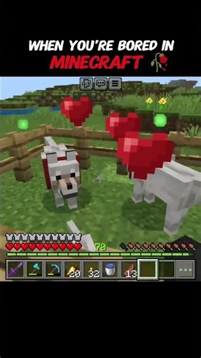 What to Do When You Are SUPER Bored in Minecraft? #shorts #minecraft #viral #trending