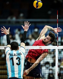 158K views · 1.6K reactions | #ThrowbackThursday:    Tj Defalco led USA with 28 pts in their 5 set win  Agustin Loser & Argentina at the 2022 VNL.  #VNL2023 info: https://bit.ly/3iLLPR5  Full match replays of the VNL on VBTV.  #Volleyball | Volleyball World | Facebook