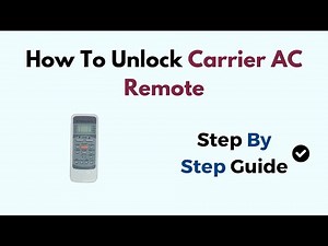 How To Unlock Samsung AC Remote