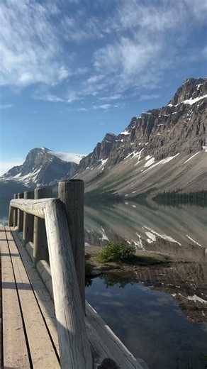 Magical mornings at Bow Lake