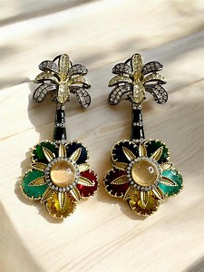 Sabyasachi Inspired Designer Earrings - Etsy