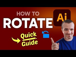 How to ROTATE in Adobe Illustrator (Step by Step) 2025