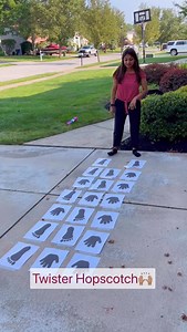 Adding a Twist(er) to the Hopscotch!!! One of my favorite games, hopscotch, with a fun makeover. Download and print our Twister Hopscotch guide and have endless hours of summer fun with the entire family. This one is a real leg twister 😂😂 Link in Bio for the printable! #kulturekhazana #indianculture #hopscotch #twister #summergames #outdoorgames #familygames #storyauntie | Kulture Khazana