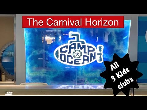 All 3 kids Camps/Clubs on The Carnival Horizon
