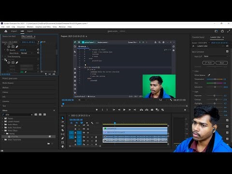 How to Remove Green Screen & Colour Grade in Premiere Pro | Simple Editing Guide