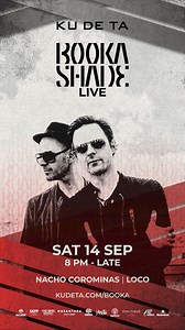  Booka Shade is back in town! Join us at KU DE TA on September 14th for an epic night of pure magic. Captivating beats and pushing the boundaries of electronic music - don't miss out! Doors open @ 8 PM #BookaShade #KuDeTa #ElectronicMusic | KUDETA | Facebook