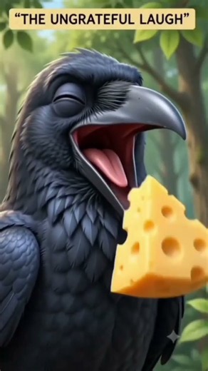 "The greedy little crow"