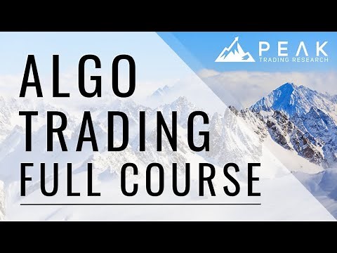 Peak Algo Trading Full Course | Commodity Market Futures