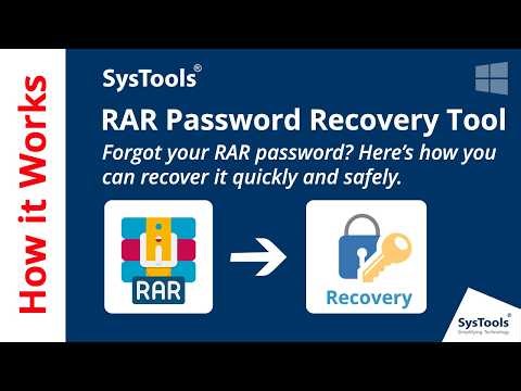 SysTools RAR Password Recovery Tool | RAR Password Cracker & Unlock | Recover & Extract RAR Password