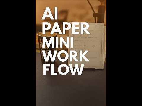 My AI Paper Mini Workflow | Daily, Meeting & Paper Apps in Action