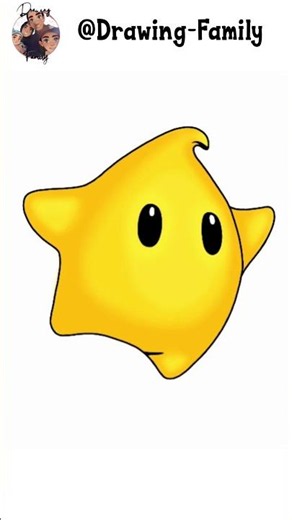 Drawing LUMA from The Super Mario Galaxy Movie ⭐‎#shorts #doodleart #luma #thesupermariogalaxy