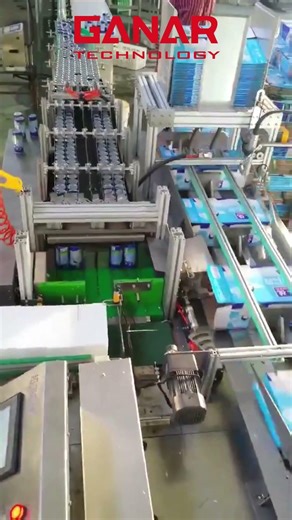 Automatic Bottle Case Packer Machine #packagingautomation