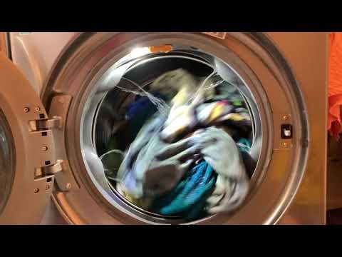 LG wm5500HVA AI WASH WITH SUDS LOCK Full cycle