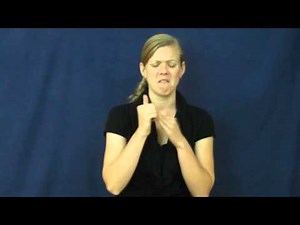 Watch how to sign 'soreness' in American Sign Language.