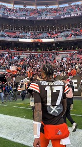DTR will never forget this walk off the field | Cleveland Browns