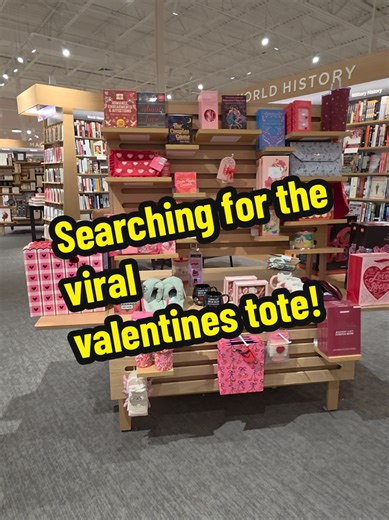 Discover the Valentine's Tote Bag from Barnes & Noble