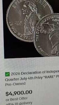 $6,000 for a 2026 Quarter if you find one from the bank?