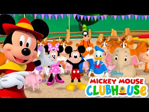 Mickey Mouse Clubhouse🏠 - Goofy's Petting Zoo 🐮🐷 | Lady Moo Moo Jingle🔔 | Mickey Visit Zoo ‪@disneyjr‬