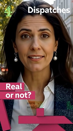 Dispatches on Instagram: "Did you notice anything different? This is Britain’s first-ever AI TV presenter in a documentary. Viewers were kept in the dark until the very end. It’s part of a stunt aiming to show just how convincing AI has become, and how quickly it’s improving. STREAM: ‘Will AI take my job: Dispatches?’ on Channel 4. #AI #professionals #jobs #dispatches #documentary"