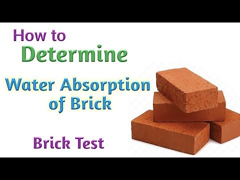 Water Absorption of Bricks: How to Determine (Brick Test)