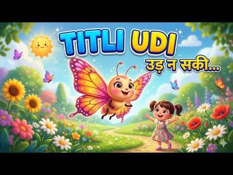 Titli Udi Bus Mein Chadi 🦋 | Hindi Rhymes for Kids | Popular Nursery Rhymes 2026