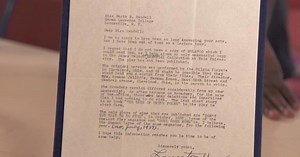 Jason Reynolds: 1943 Hughes-signed Letter