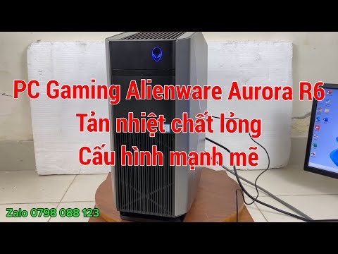 (Đã bán)🔥PC Đồ Họa – Gaming Alienware Aurora R6 i7-7700K 32GB GTX 1080 8G | Tản nhiệt nước | giá tốt