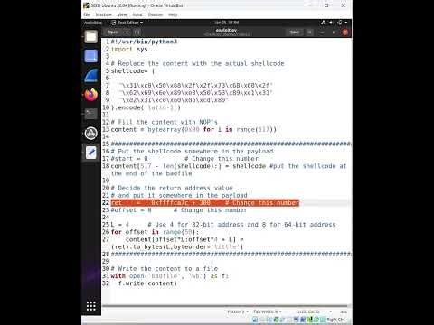 Buffer overflow attack