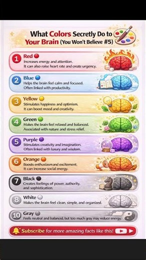 What Colors Secretly Do to Your Brain 🎨 | Color Psychology Explained