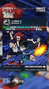 Deku And His Friends Launch A Risky Mission To Rescue Bakugo 🤯🥶 #myheroacademia #mha #deku #anime