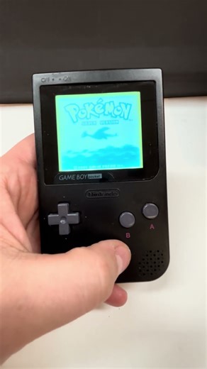 Gameboy Pocket with backlight in game over shop Amsterdam